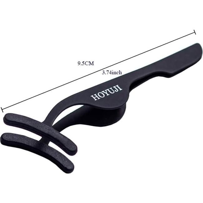 Rizador de Pestañas Qiwei con Funda de Silicona - Negro