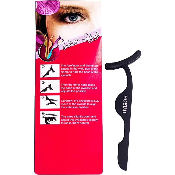 Rizador de Pestañas Qiwei con Funda de Silicona - Negro