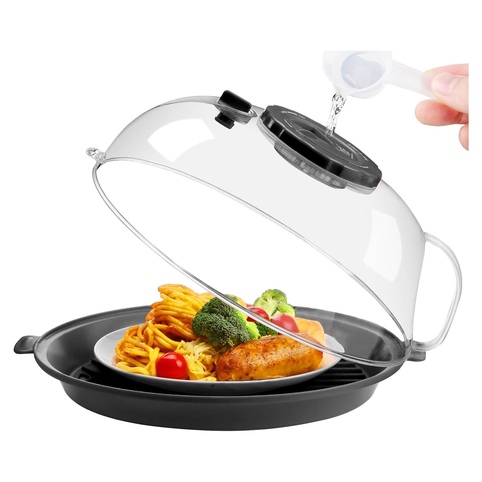 Tapa para Microondas GLOU-GLOU GOOSE 26 cm con Vaporizador