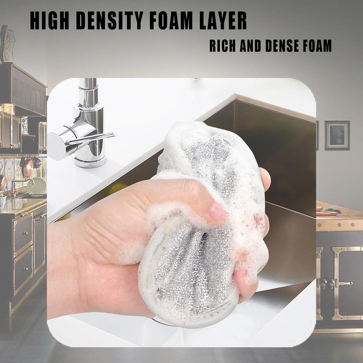 10 Trapos de Alambre Reutilizables Kwetss para Lavado de Platos