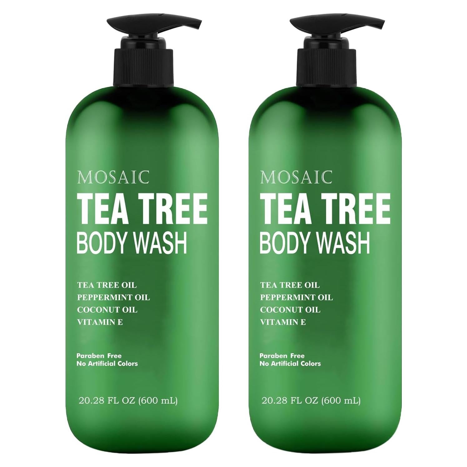 Gel de Ducha Anatolia Daphne 600ml Árbol de Té Paquete de 2