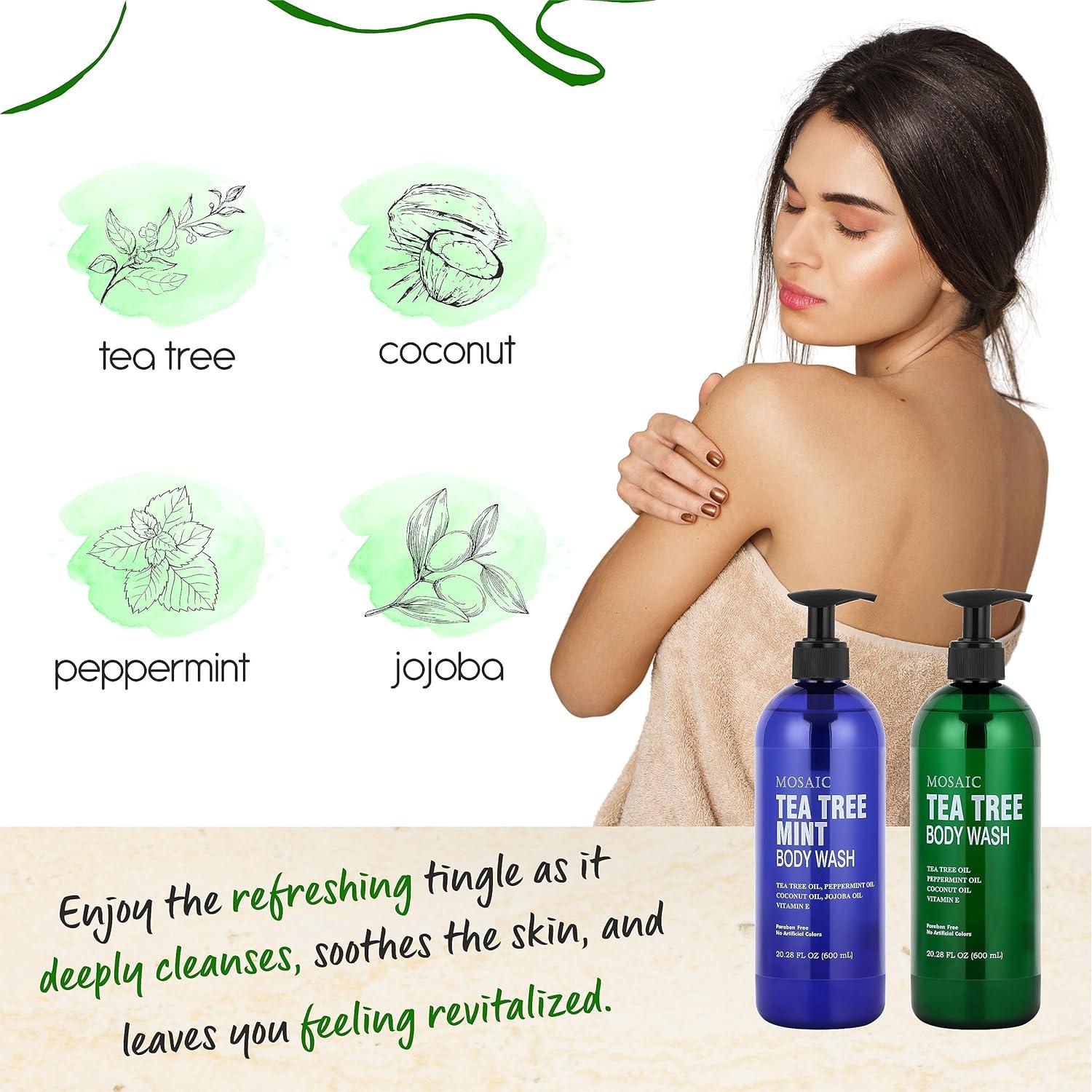 Gel de Ducha Anatolia Daphne 600ml Árbol de Té Paquete de 2