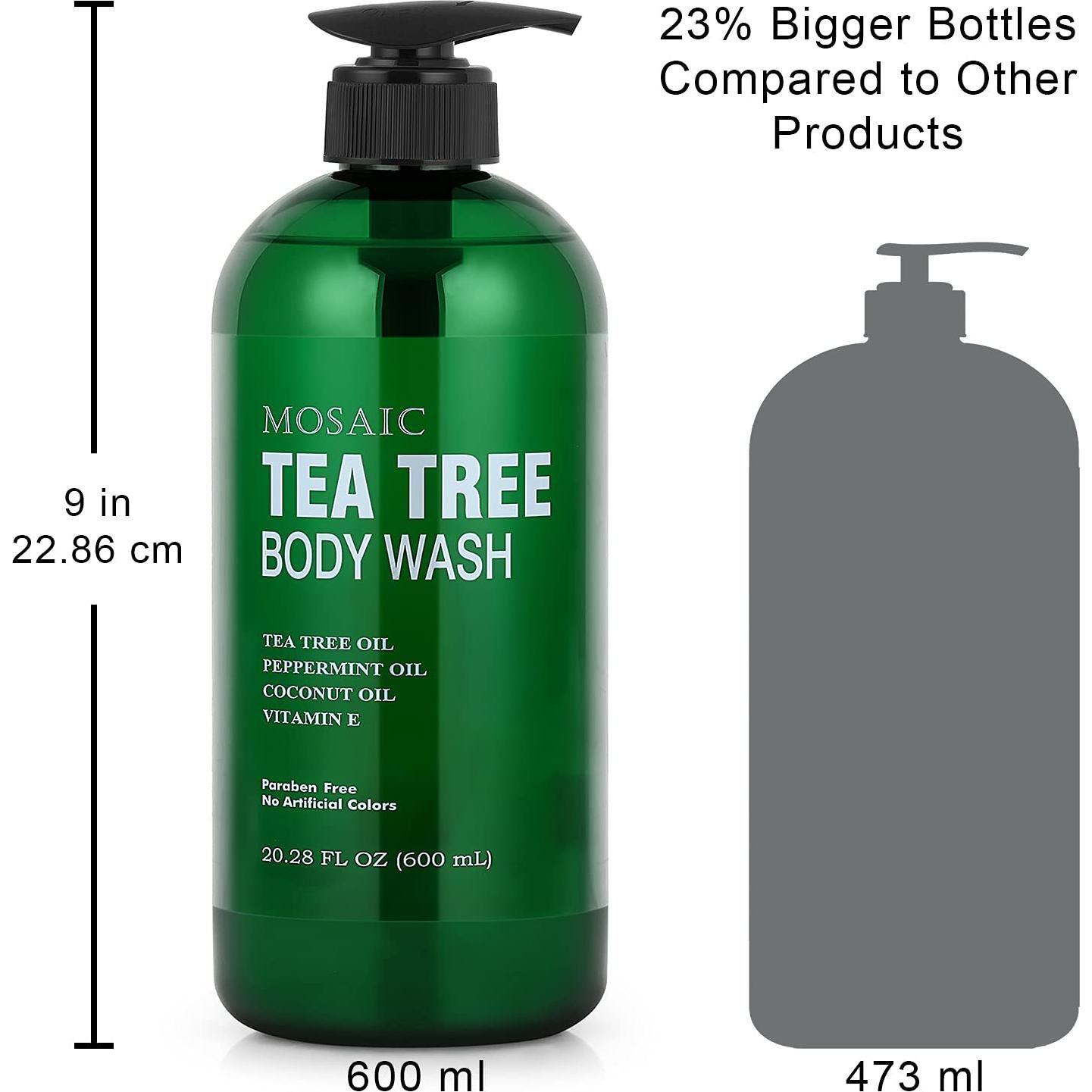 Gel de Ducha Anatolia Daphne 600ml Árbol de Té Paquete de 2