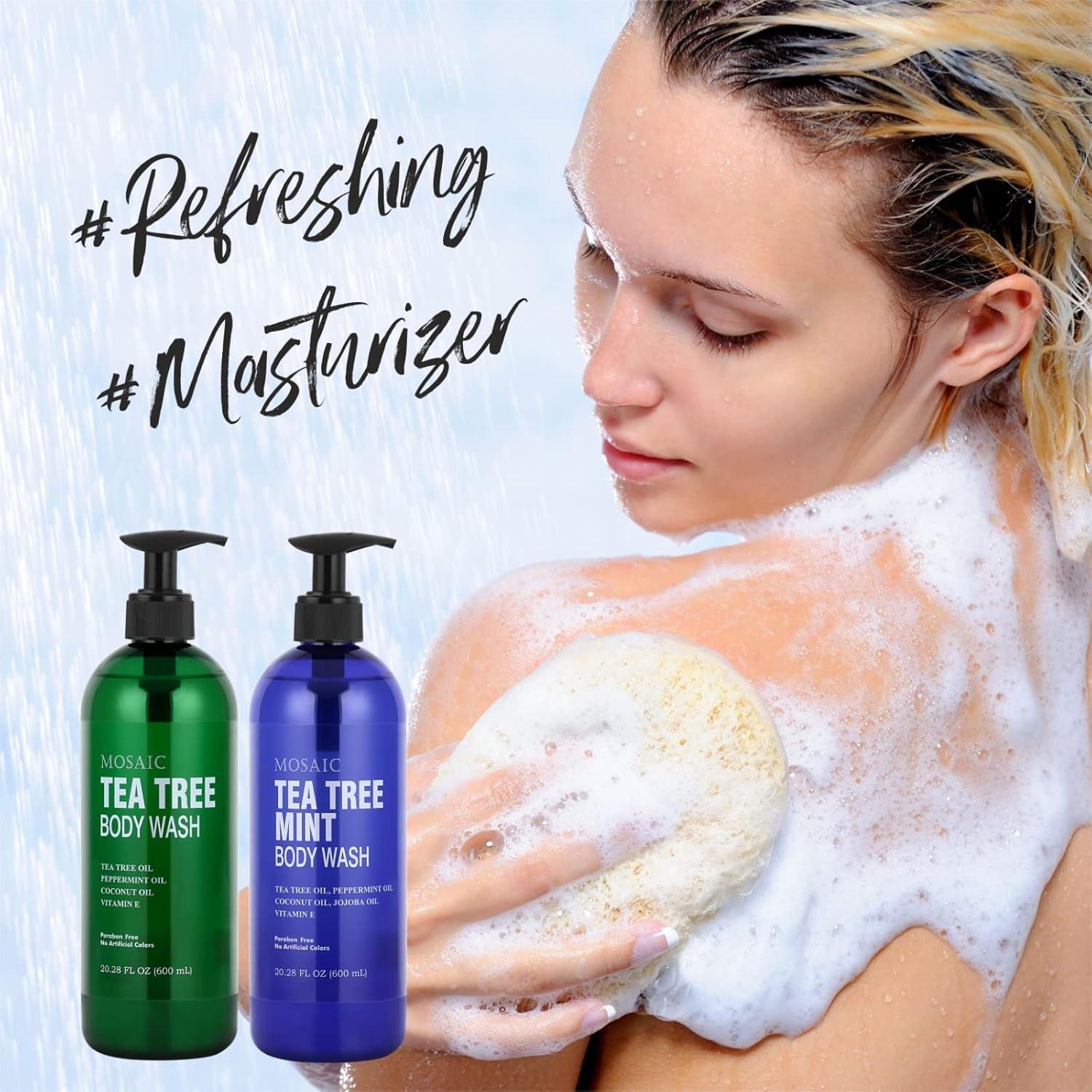 Gel de Ducha Anatolia Daphne 600ml Árbol de Té Paquete de 2