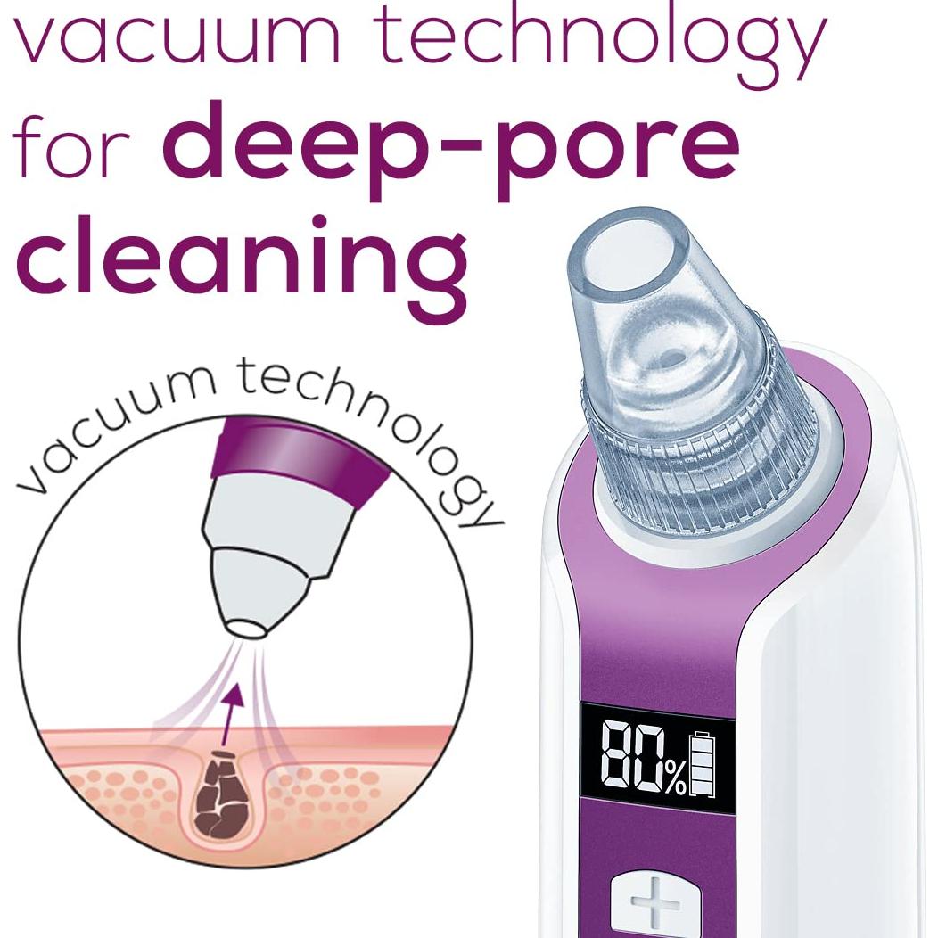 Removedor de Puntos Negros Beurer FC41 con 3 Cabezales y 5 Niveles