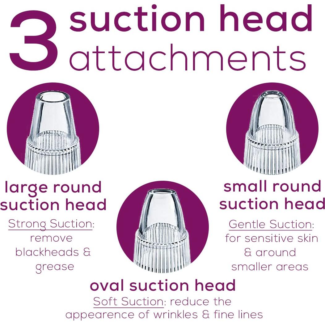 Removedor de Puntos Negros Beurer FC41 con 3 Cabezales y 5 Niveles