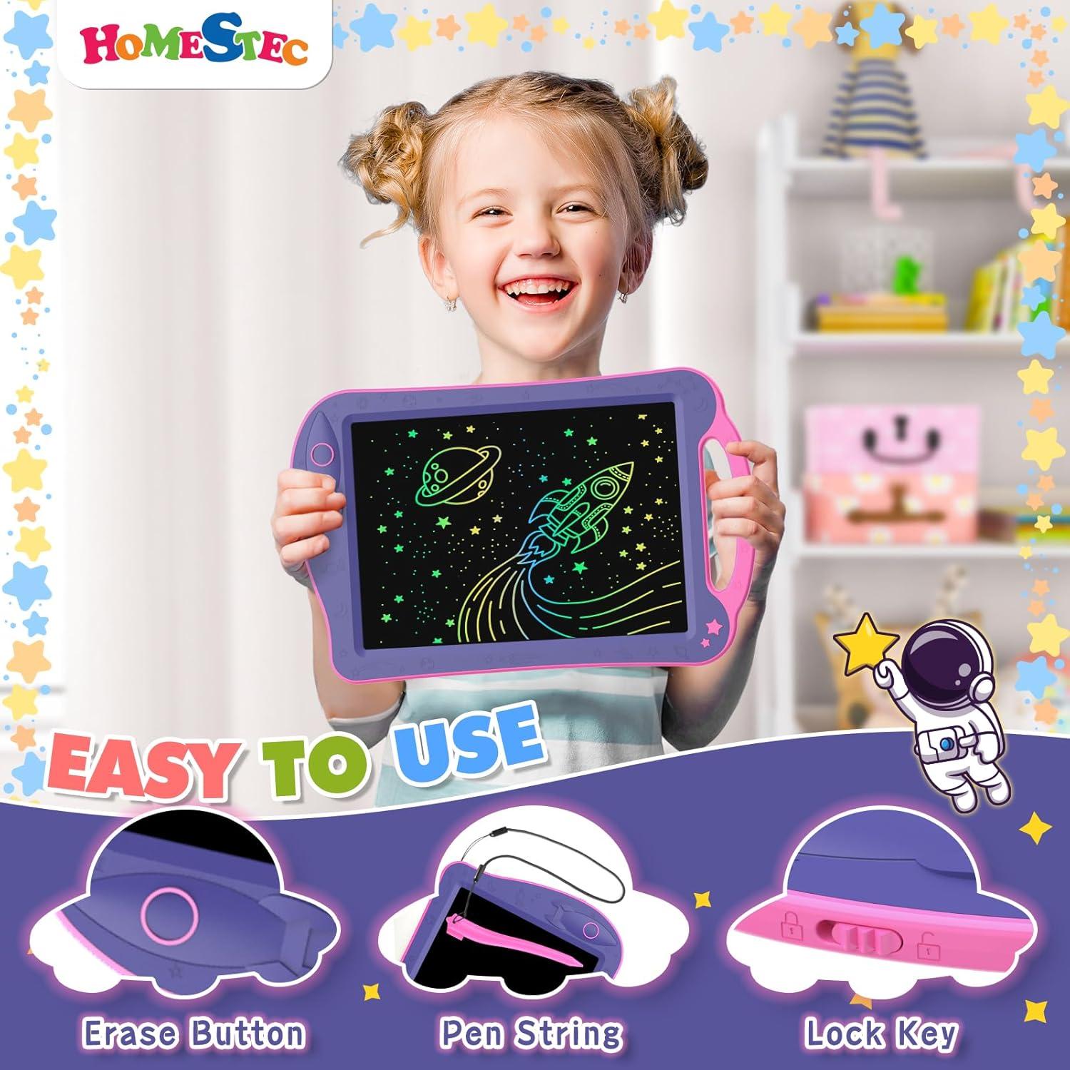 Tableta de Dibujo HOMESTEC AstroDraw LCD 15.6x25.3cm Niños