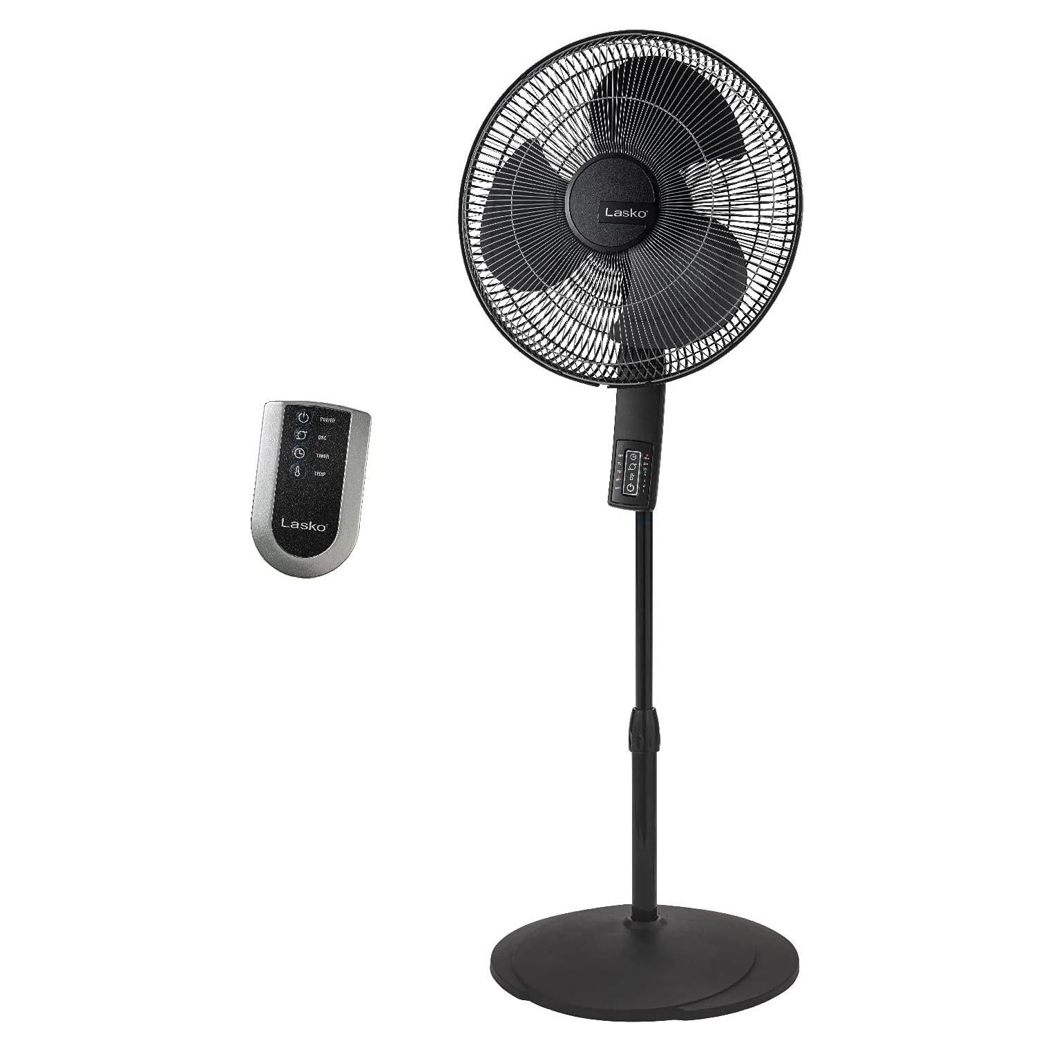 Ventilador de Pedestal Lasko S16612 Oscilante 4 Velocidades 40.64 cm