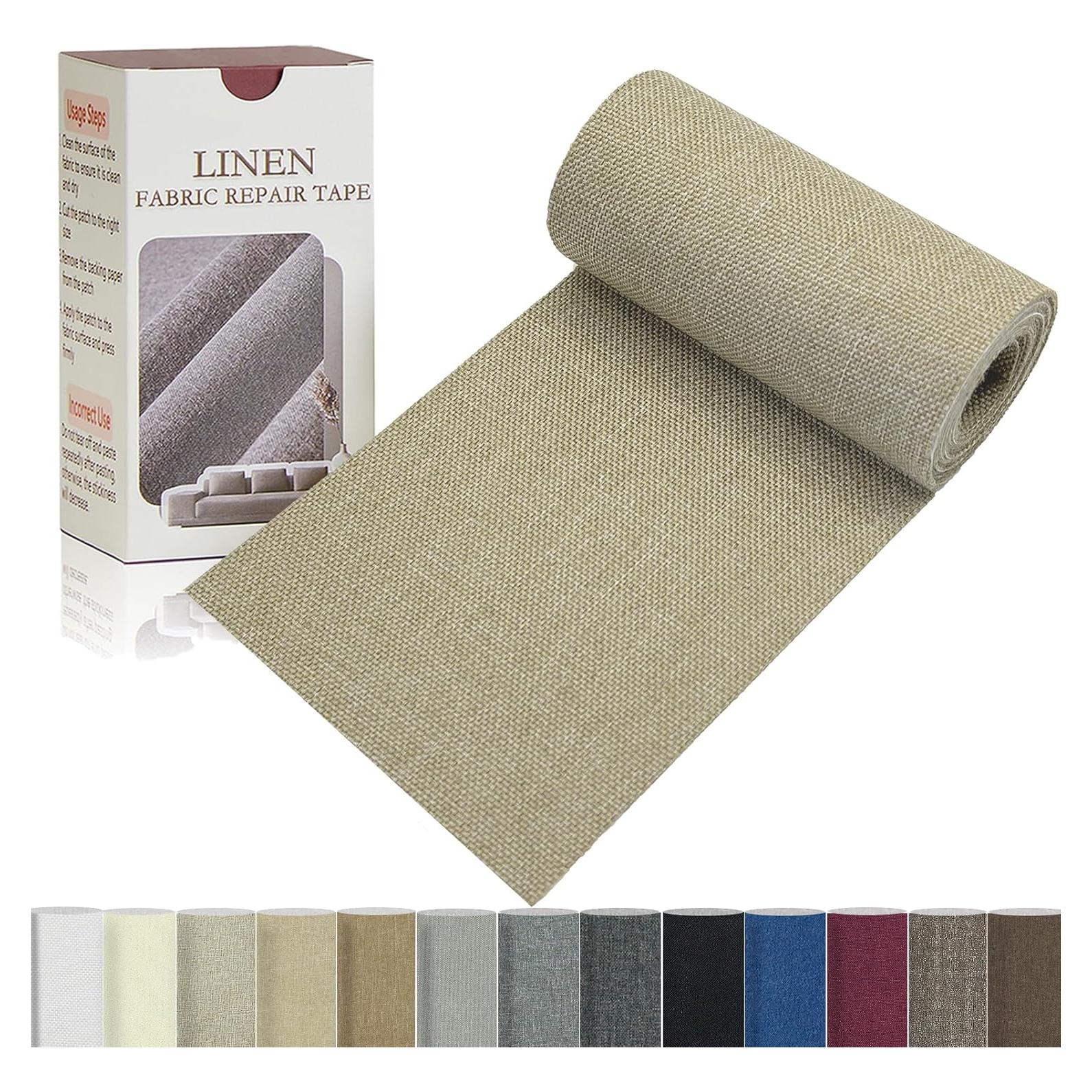 Cinta de Reparación de Lino Gheeidau 10.16x177.8 cm Beige