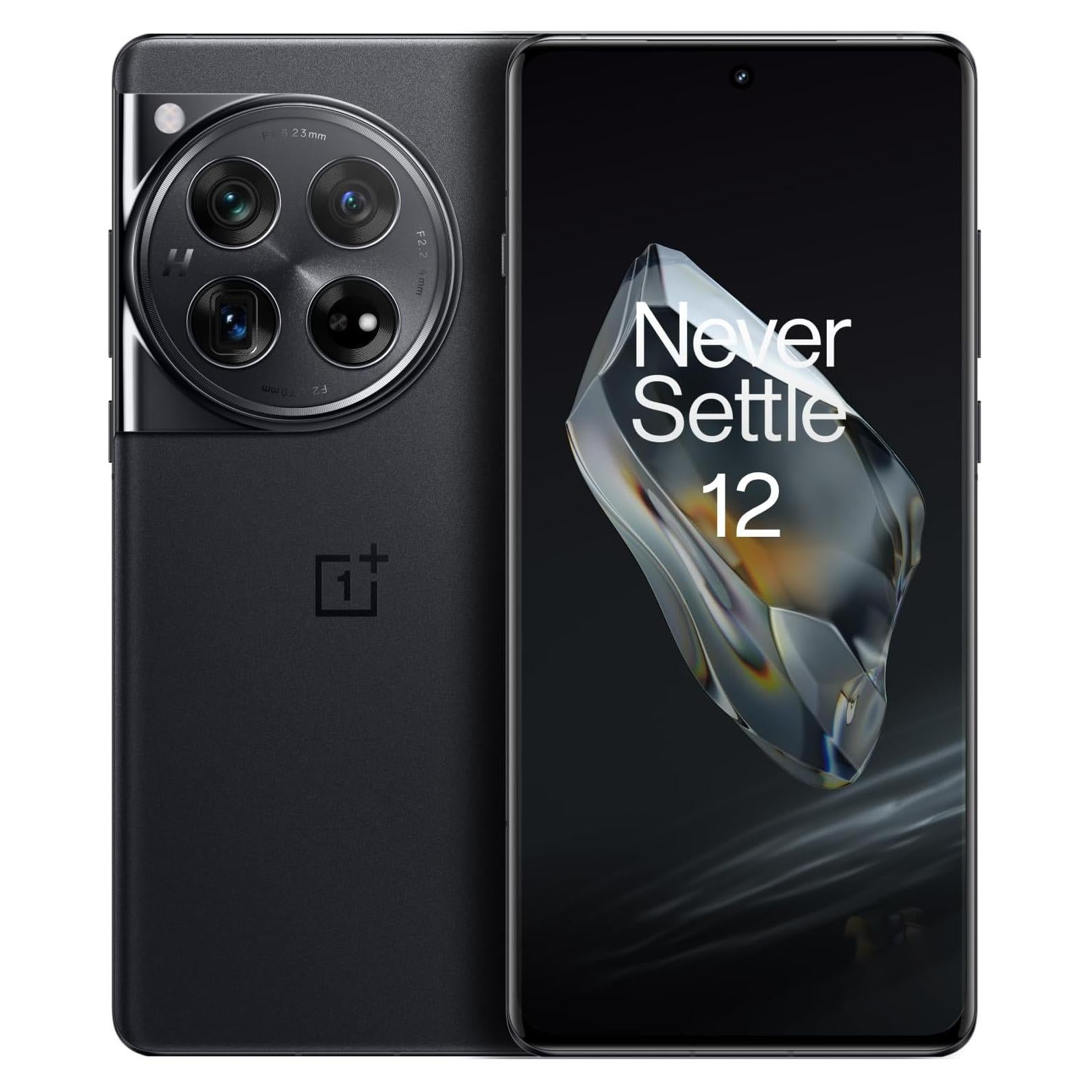 OnePlus 12,12GB RAM+256GB,Dual-SIM,Unlocked Android Smartphone,Supports Fastest 50W Wireless Charging,with The Latest Mobile Processor,Advanced Hasselblad Camera,5400 mAh Battery,2024,Silky Black