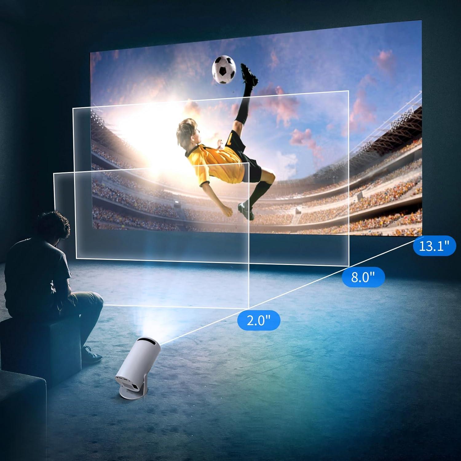 Mini Proyector Portátil Intejoy HY300Pro 4K WiFi Bluetooth