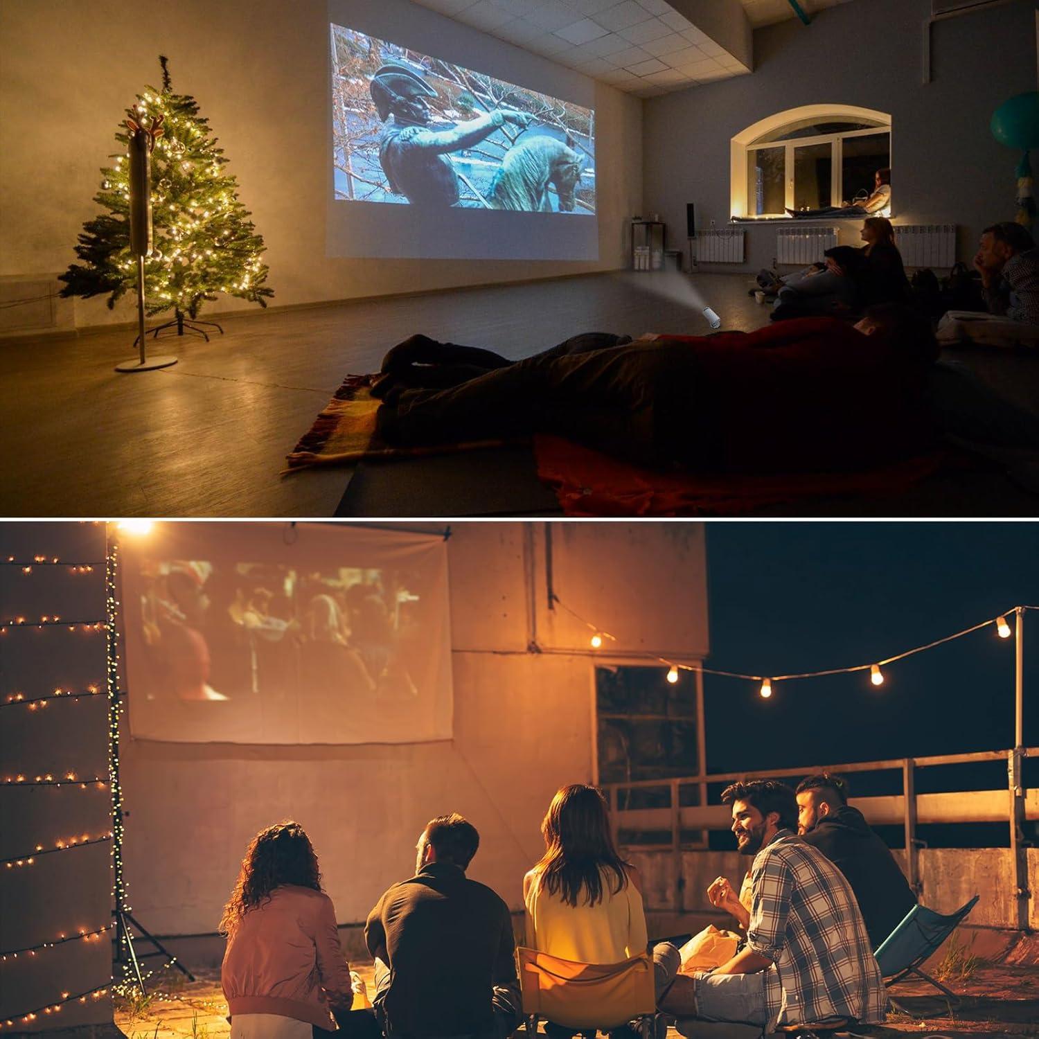 Mini Proyector Portátil Intejoy HY300Pro 4K WiFi Bluetooth