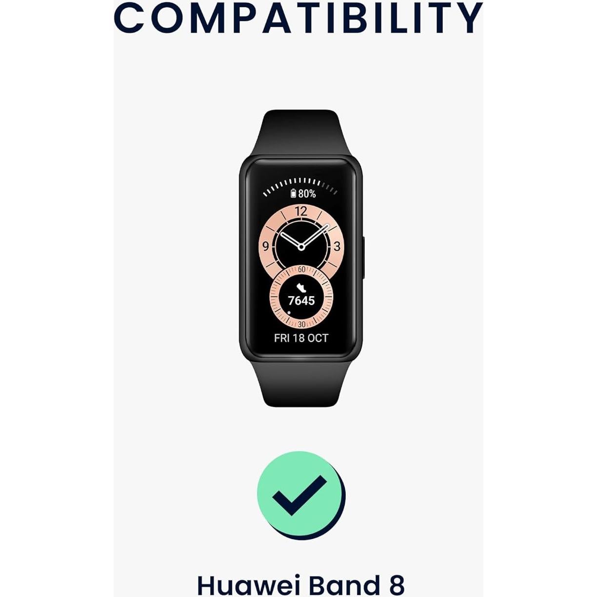 Correas de Silicona KW-Commerce para Huawei Band 10/9/8 - 2 Piezas