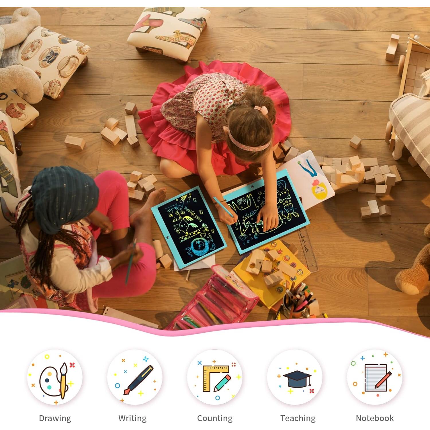 Tableta de Dibujo LCD ERUW 38.1 cm Colorido para Niños