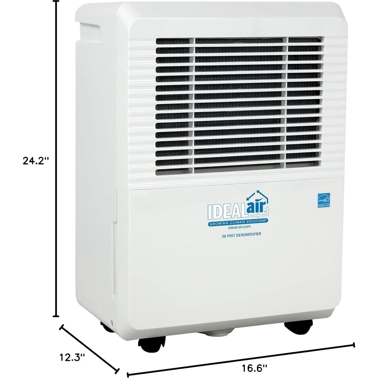 Dehumidifier 30 Pint - Removes Up to 30 Pints of Moisture from the Air Per Day