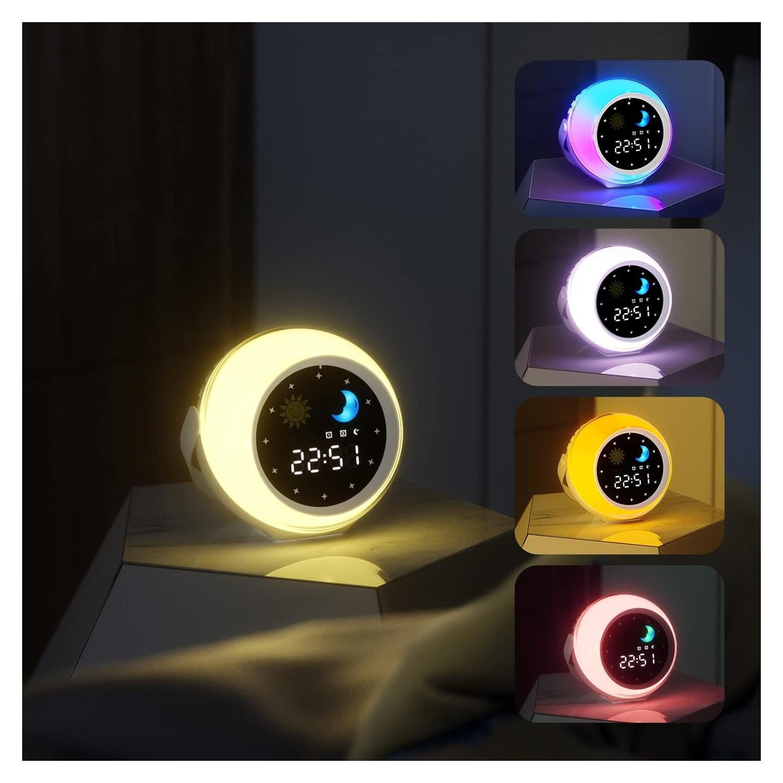 Reloj Despertador Digital Mulukiss para Niños con Bluetooth