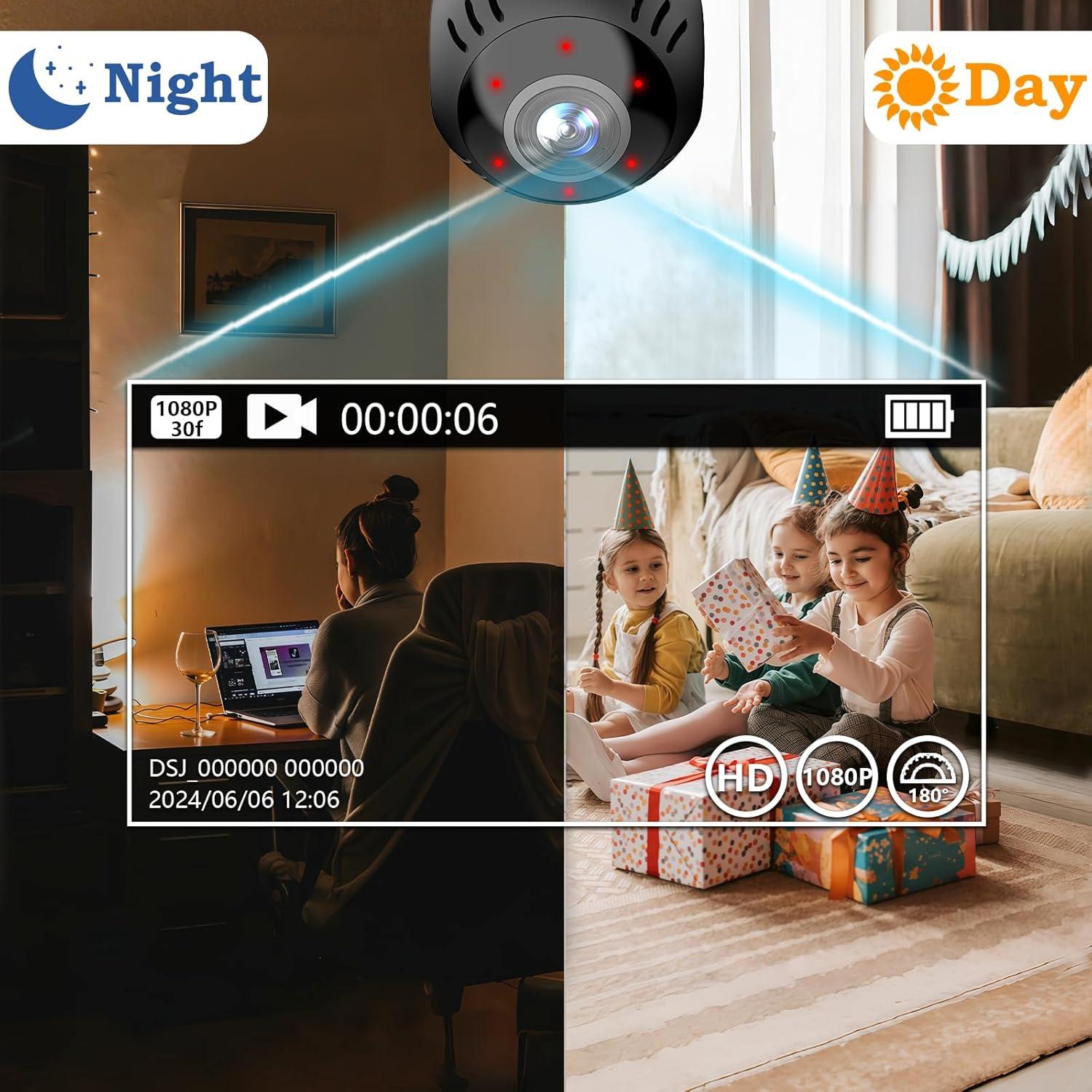 Cámara Espía WiFi Inalámbrica 1080P LAIFUCAM con APP