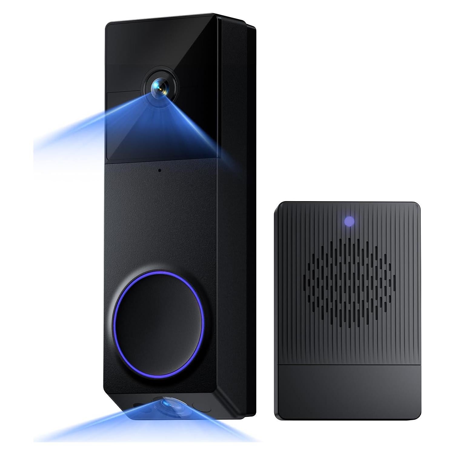 Timbre de Video Inalámbrico Wyze Duo Cam 2K HD con 2 Cámaras