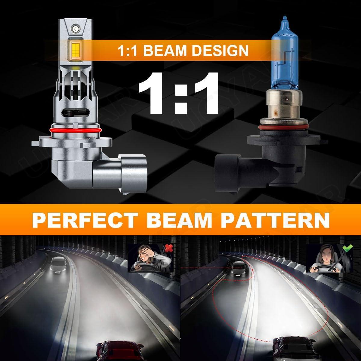 Bombillas LED UCYAR 9005 9006 para GMC Sierra 1995-2006 - Paquete de 4