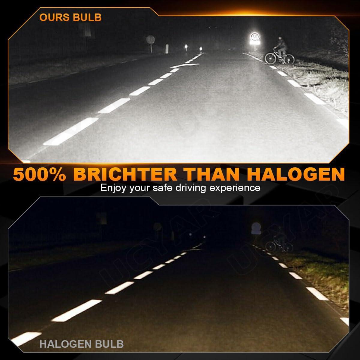 Bombillas LED UCYAR 9005 9006 para GMC Sierra 1995-2006 - Paquete de 4