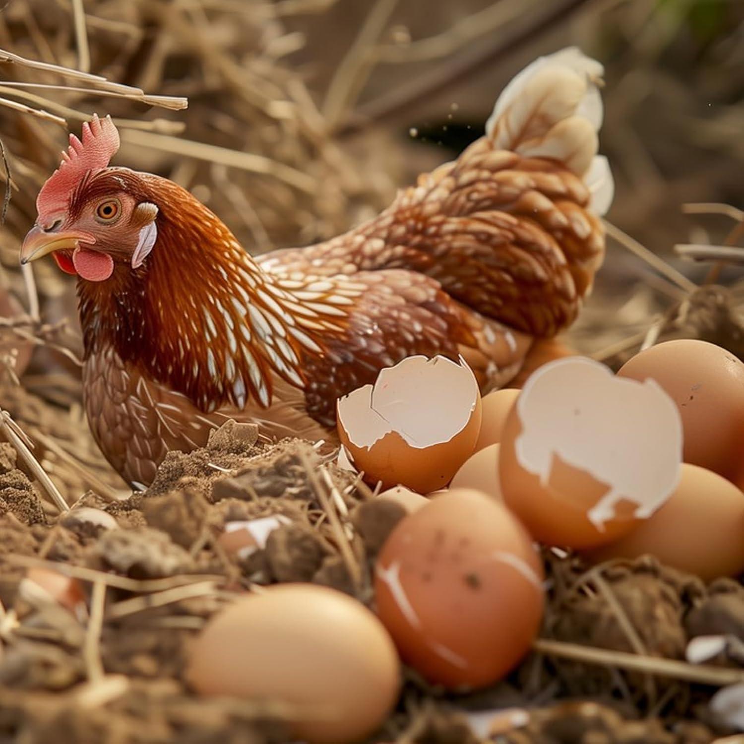 Juego de 10 Huevos Falsos de Madera Marrón para Manualidades