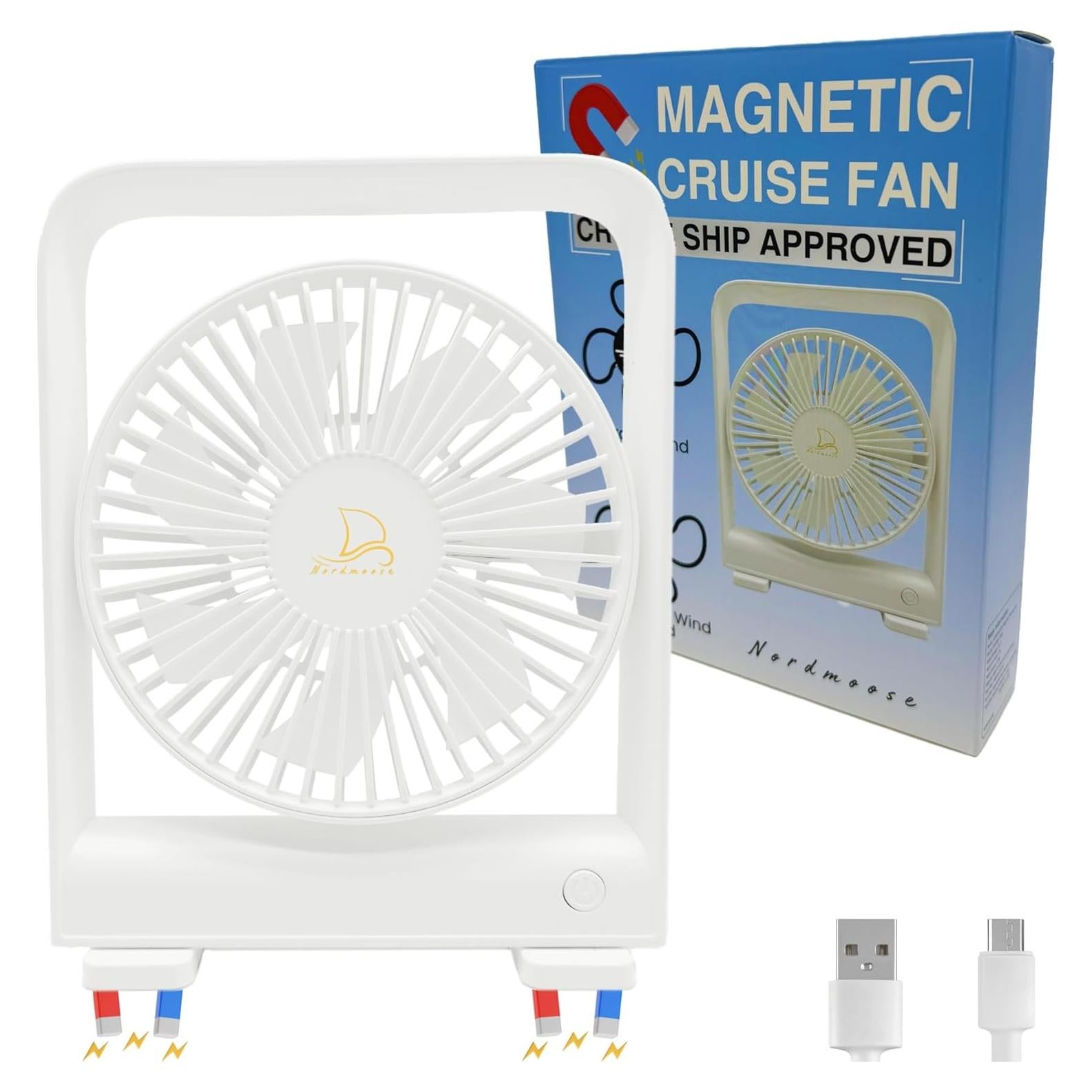 Ventilador Portátil Nordmoose para Cruceros 3 Velocidades