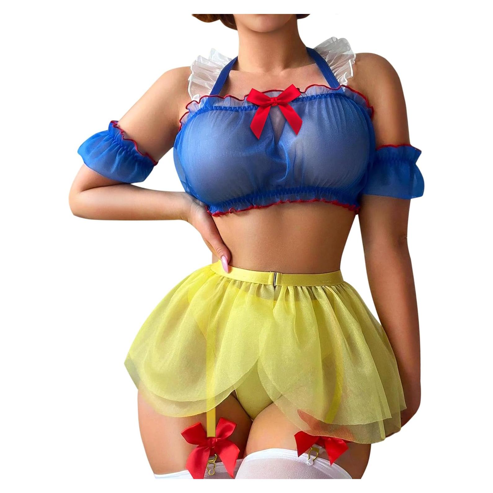 Conjunto de Lencería Sexy RSLOVE para Mujeres - Disfraz de Princesa