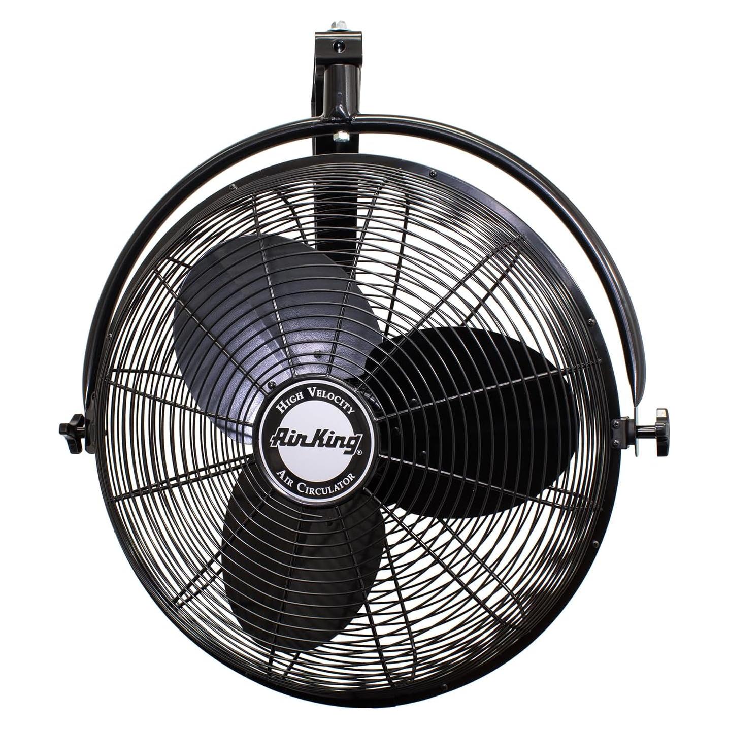 Ventilador de Pared Industrial Air King 9020 20" 1/6 HP Negro