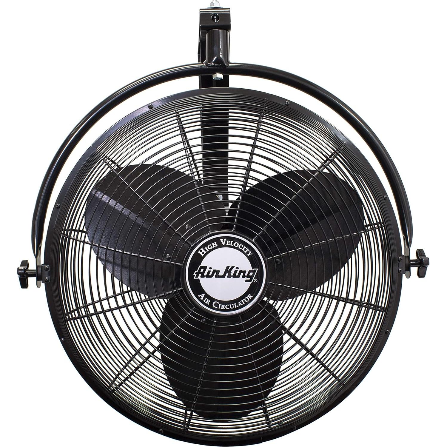 Ventilador de Pared Industrial Air King 9020 20" 1/6 HP Negro