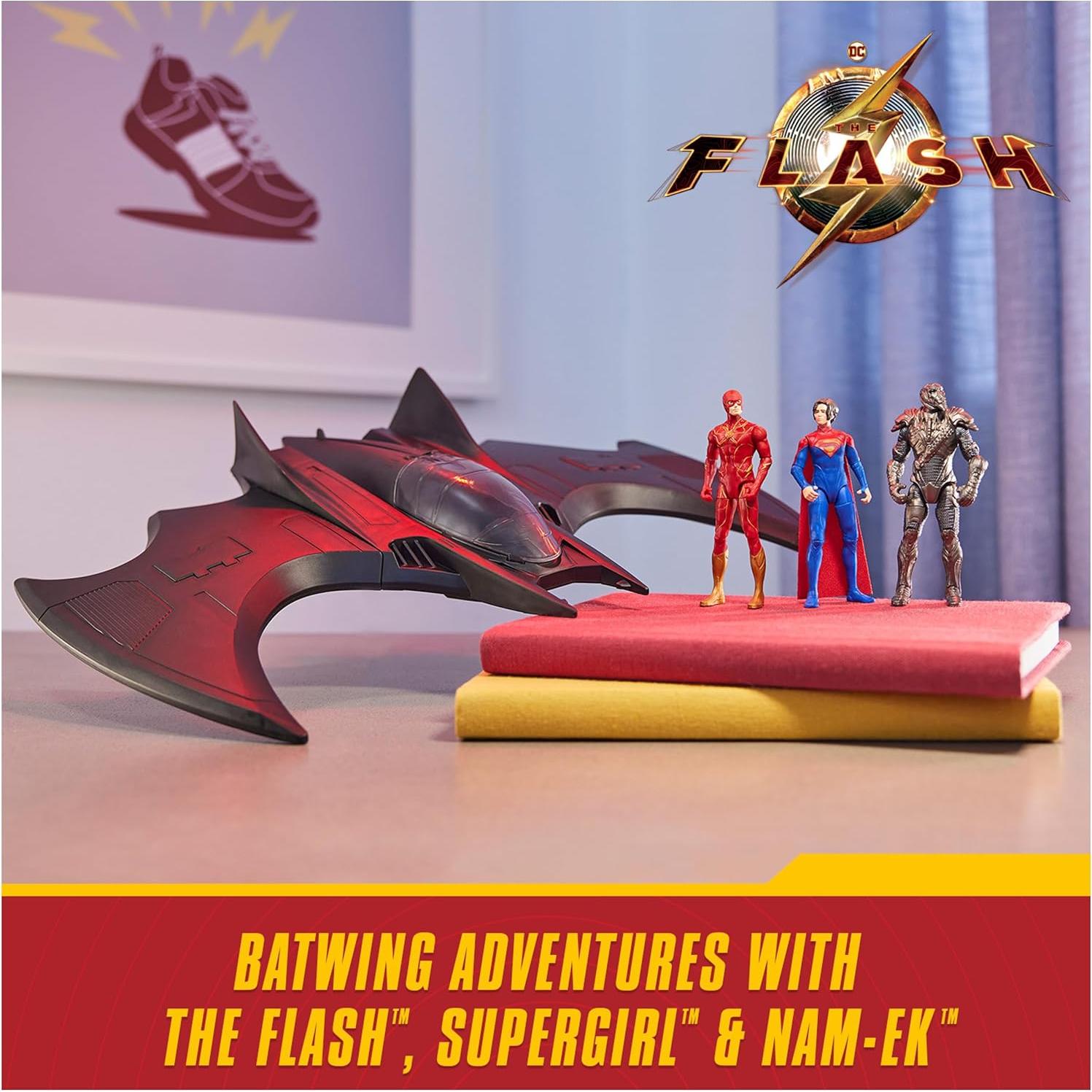 Conjunto de Batwing The Flash Spin Master - 3 Figuras 10 cm