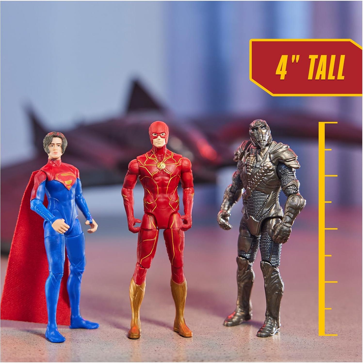 Conjunto de Batwing The Flash Spin Master - 3 Figuras 10 cm