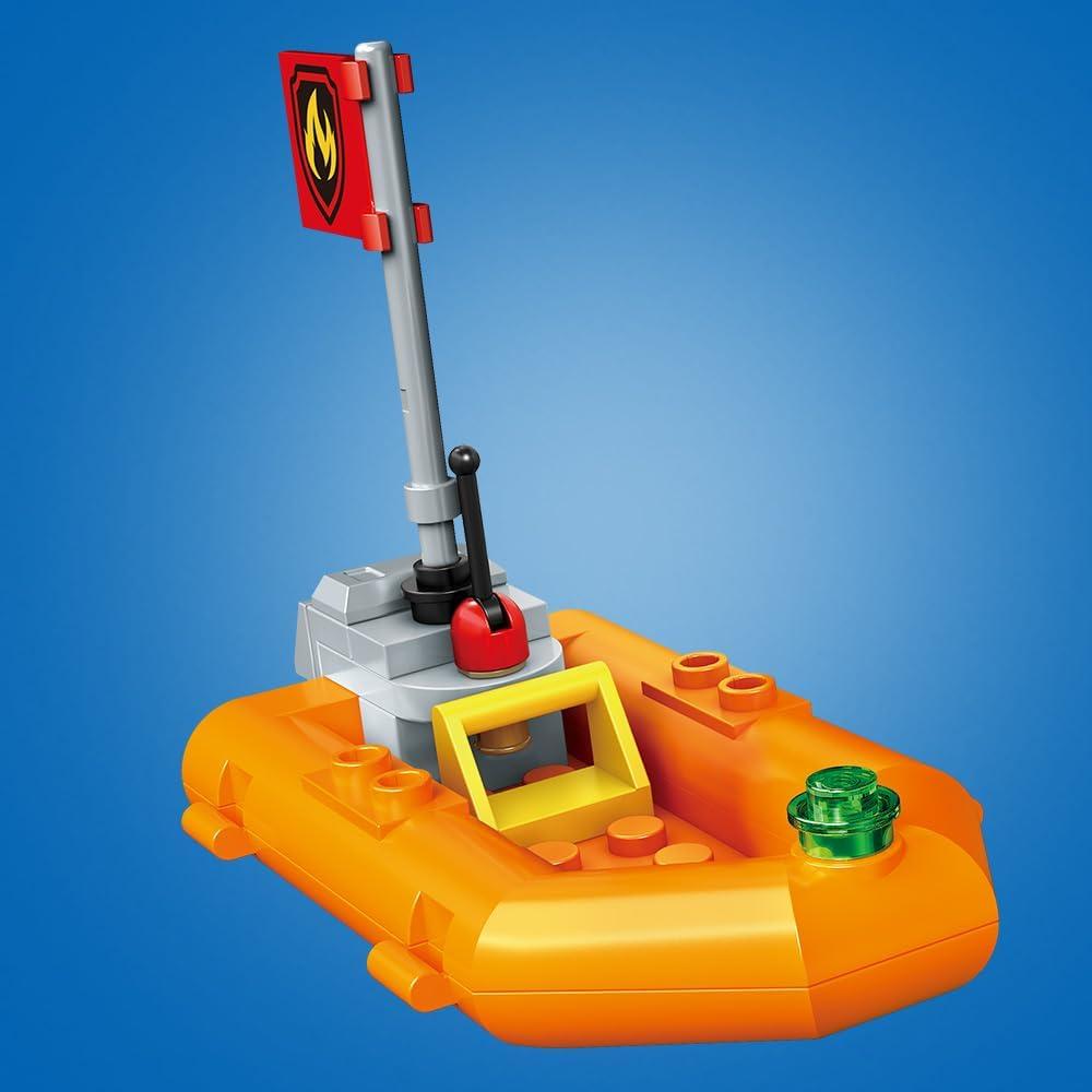 Conjunto Estación de Bomberos Jieyang 740 Piezas Juguete STEM