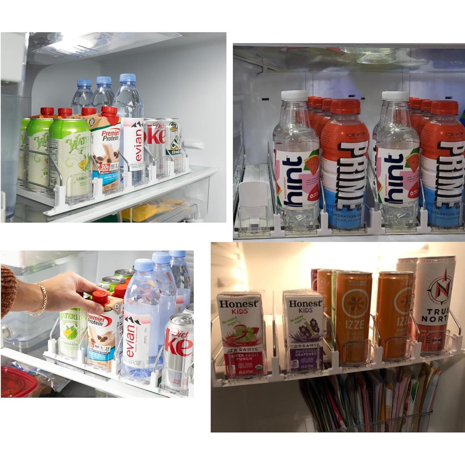 Organizador de Bebidas Raptron 25 Latas Ajustable para Nevera