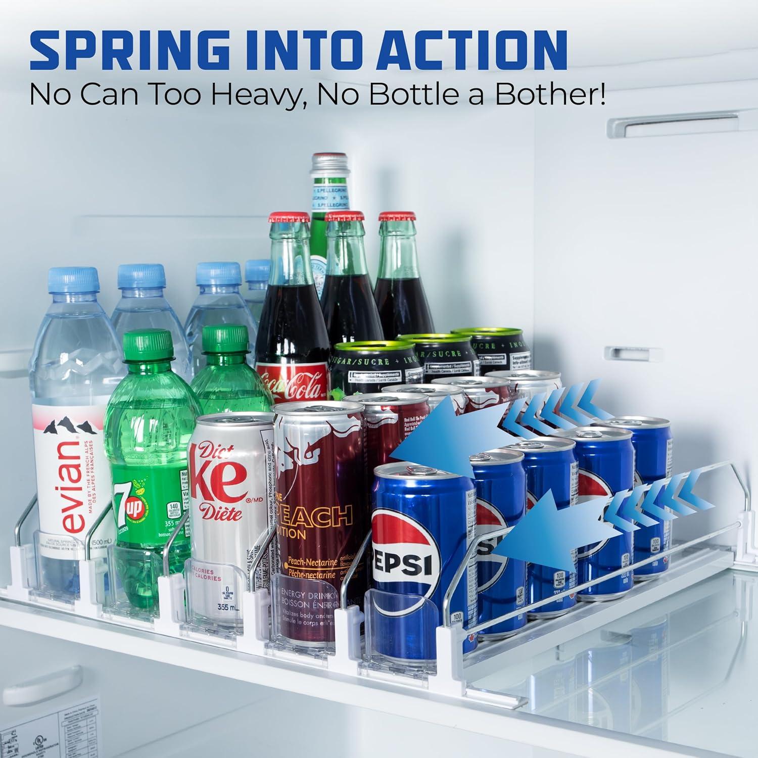 Organizador de Bebidas Raptron 25 Latas Ajustable para Nevera