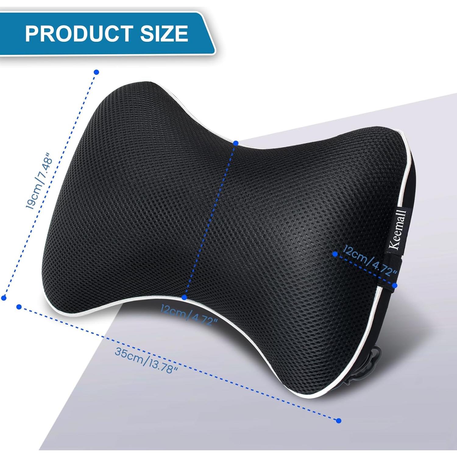 Almohada Inflable de Cuello Keemall para Auto - Soporte Ergonómico