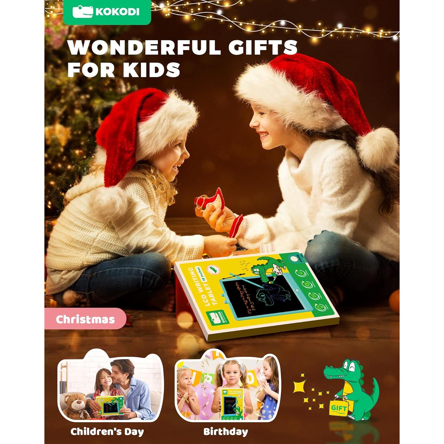 Tableta de Escritura LCD KOKODI 10" Colorida para Niños