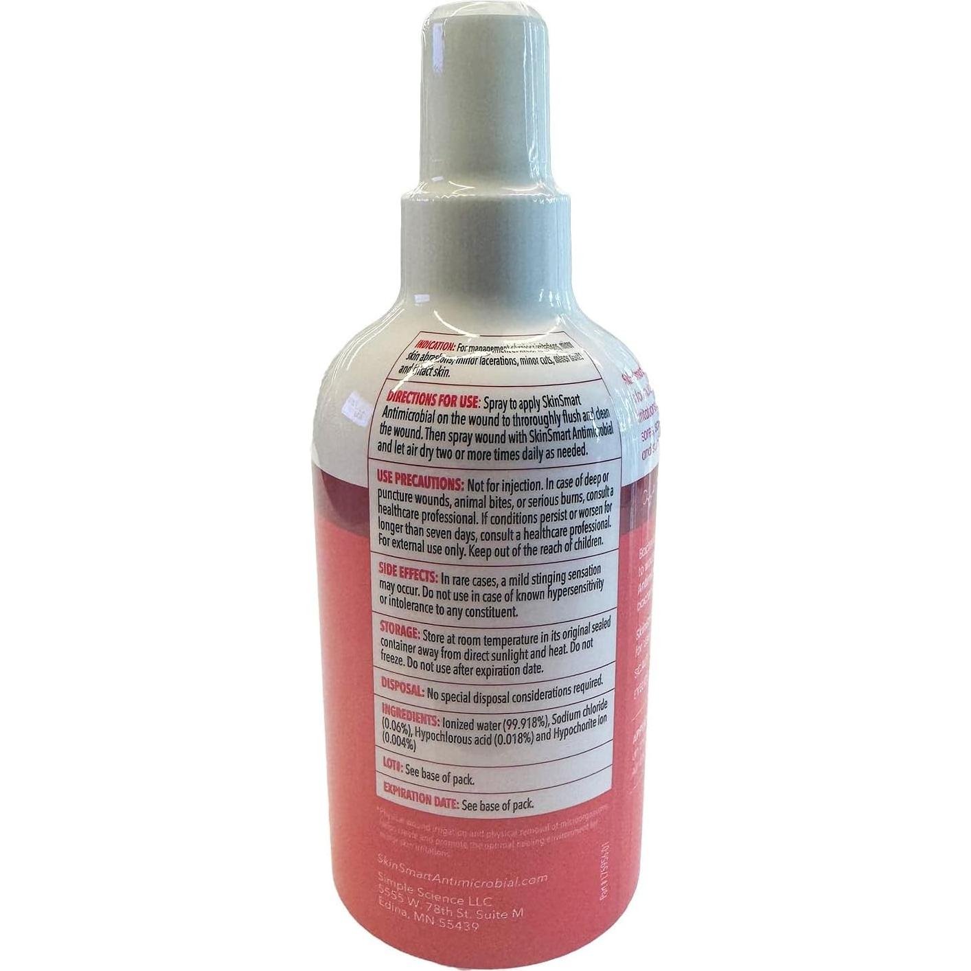 SkinSmart Terapia Antimicrobiana para Heridas 3x2oz