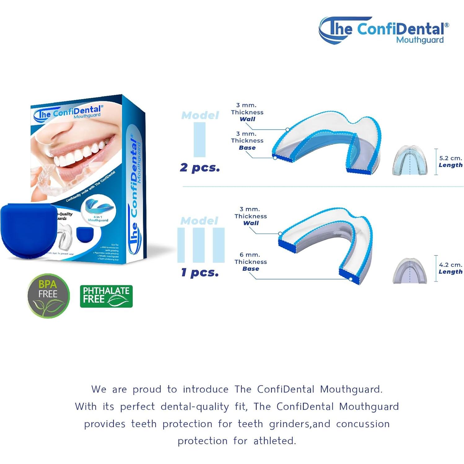Paquete de 3 Protectores Bucales Moldables ConfiDental