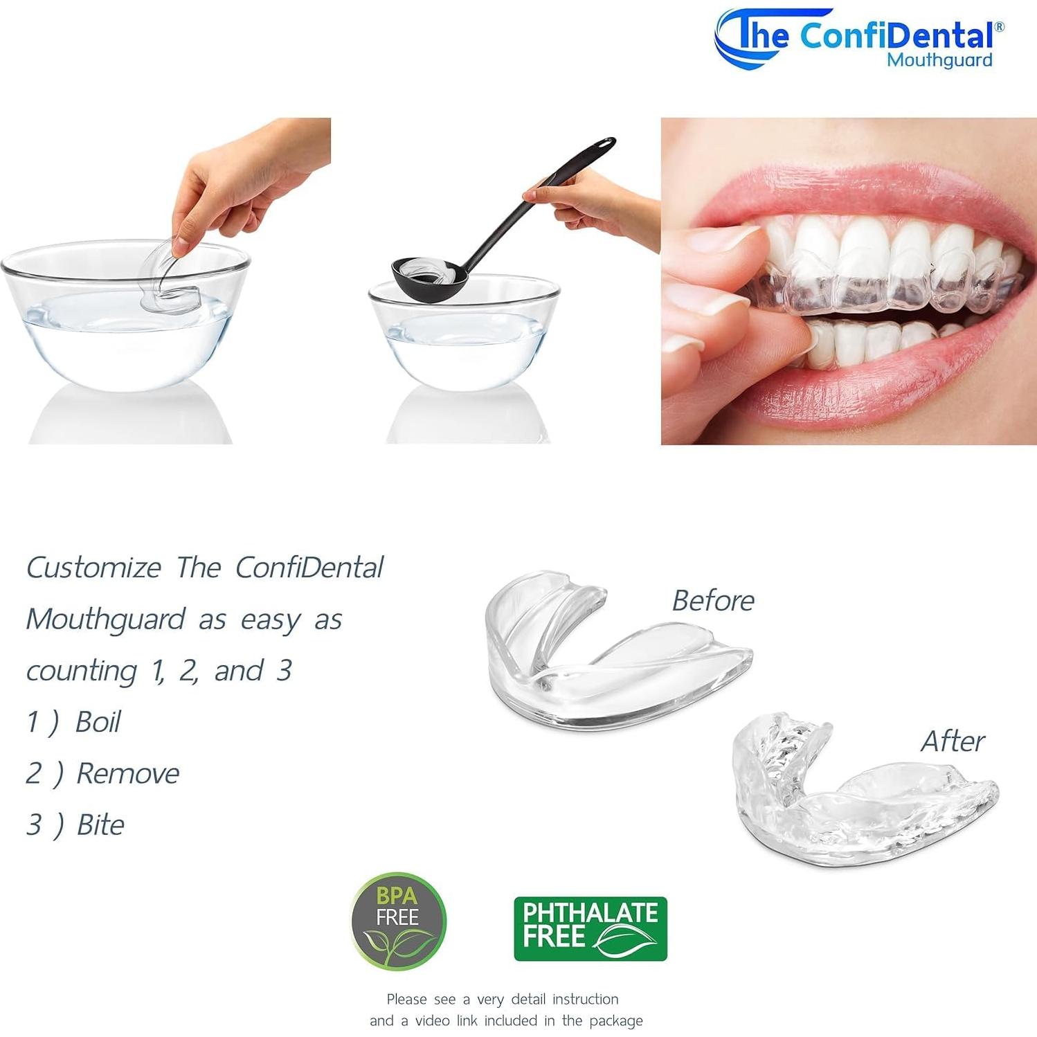 Paquete de 3 Protectores Bucales Moldables ConfiDental