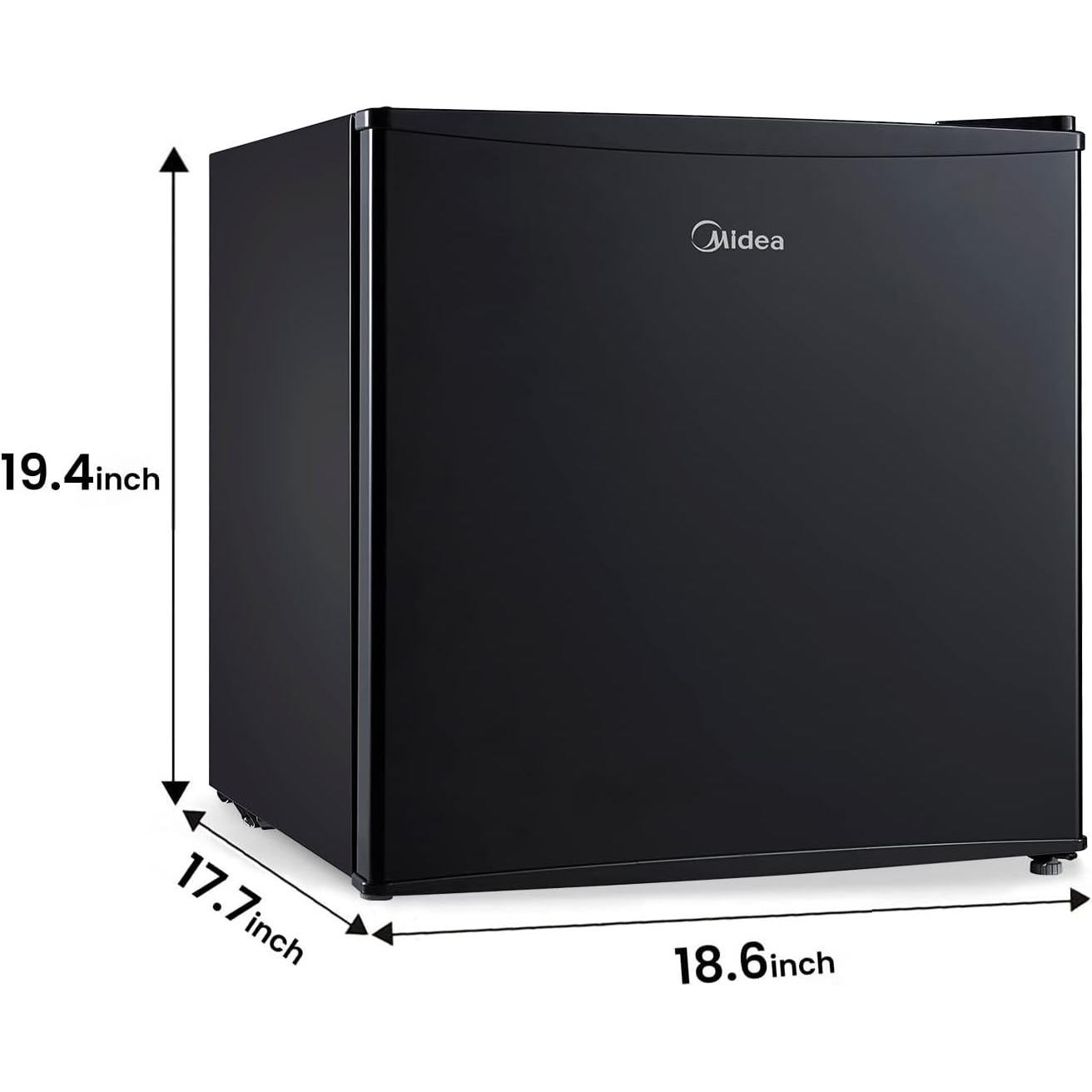 Refrigerador Compacto Midea WHS-65LB1 1.6 Pies Cúbicos Negro