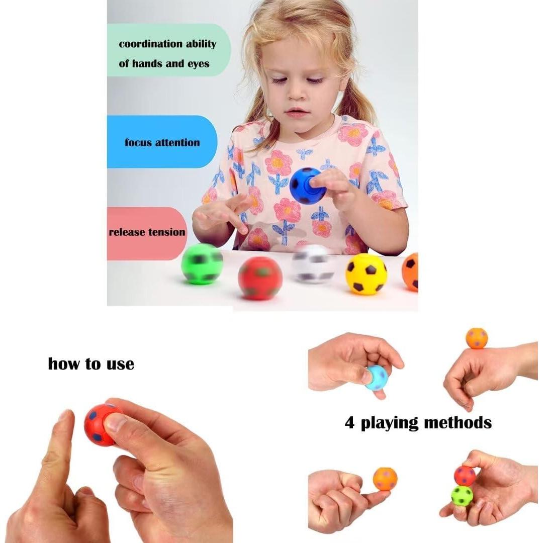32pcs Mini Spinners Antiestrés Pelota de Fútbol Lotofwow