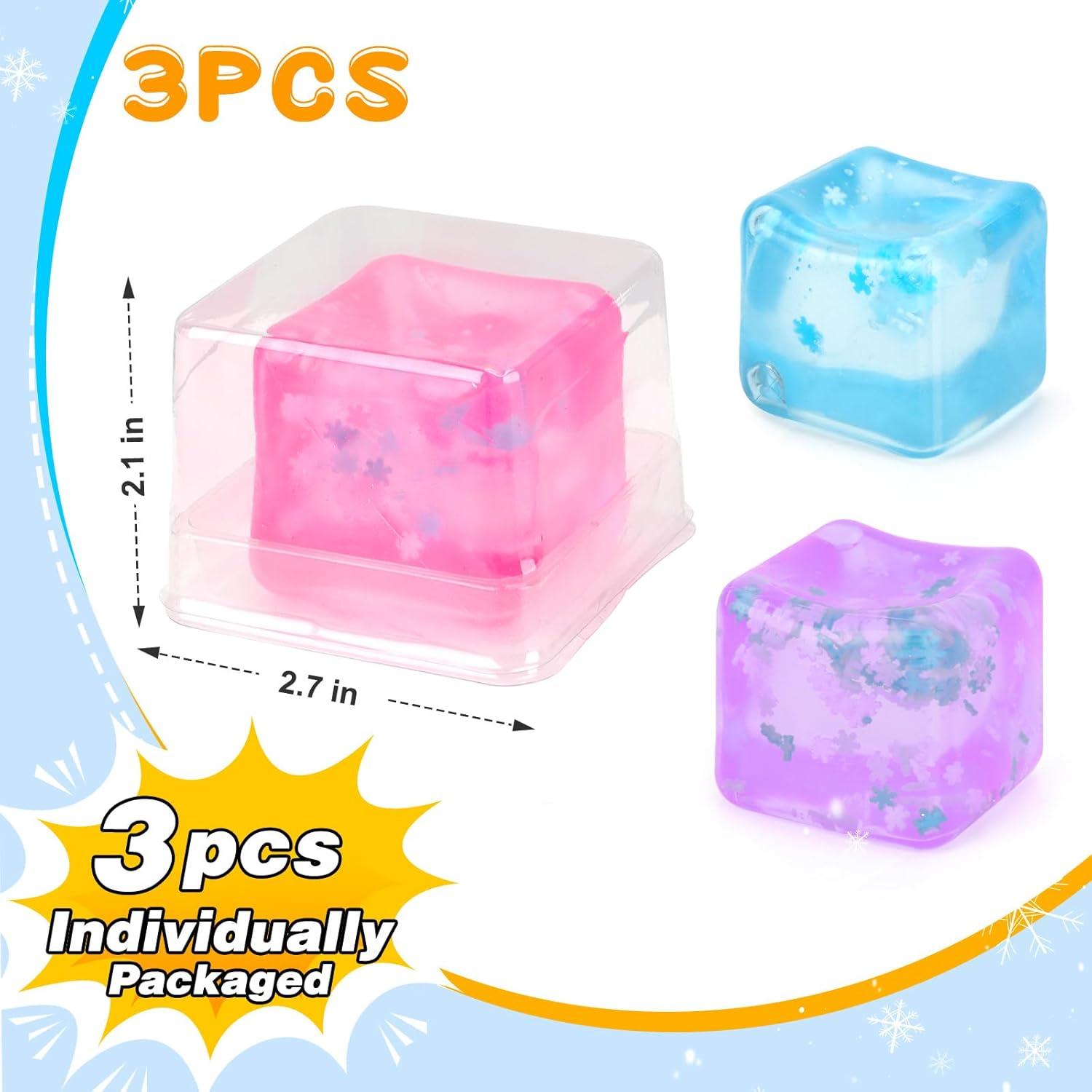 Cubo Antiestrés Gretex - Set de 3 Cubos Suaves para Alivio