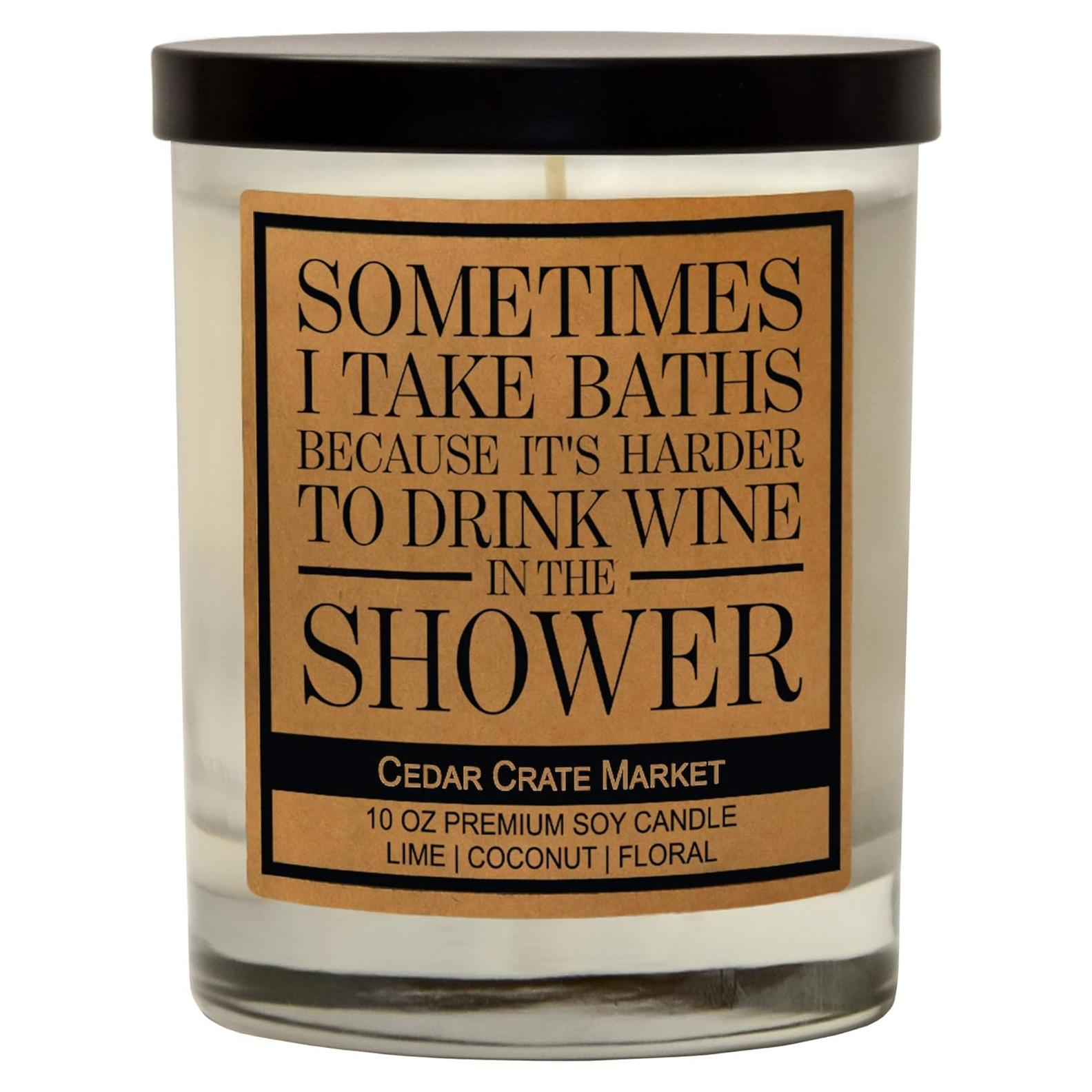 Vela de Amistad Cedar Crate Market 10 Oz Hecha a Mano