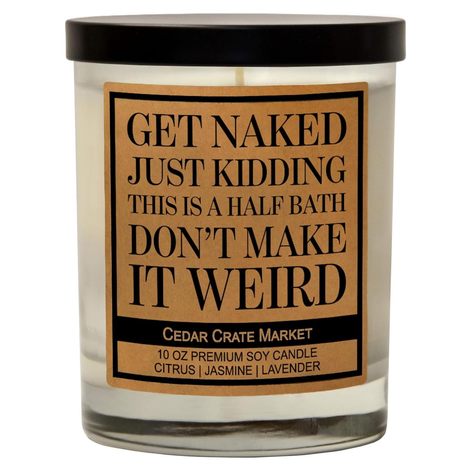 Vela divertida Cedar Crate Market 10 oz Aroma Lavanda