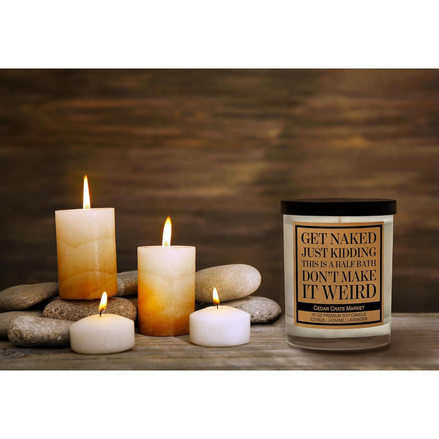 Vela divertida Cedar Crate Market 10 oz Aroma Lavanda