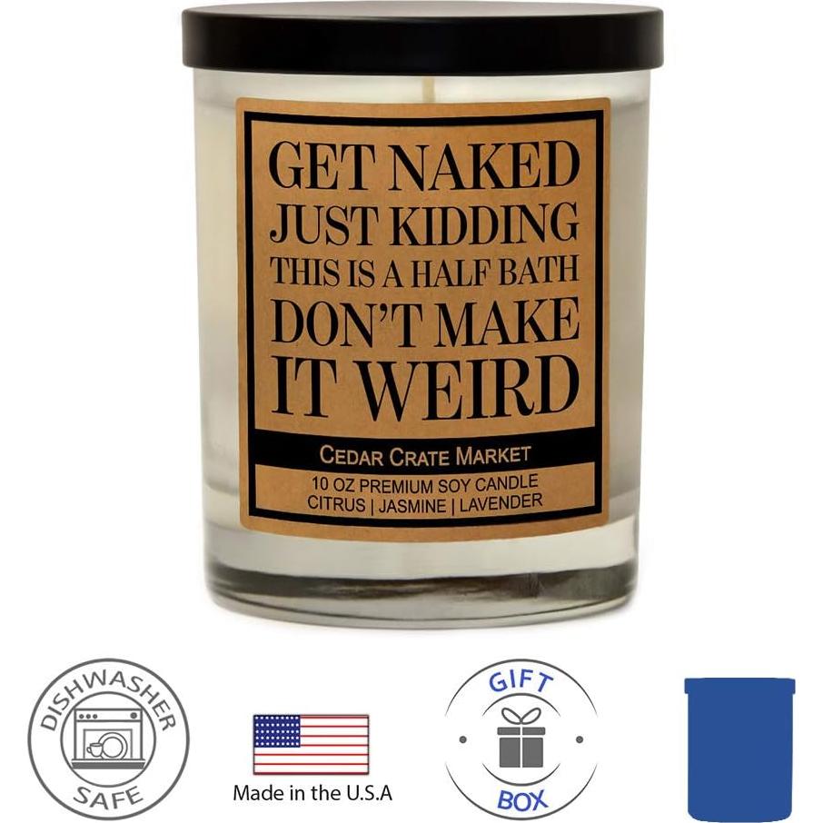 Vela divertida Cedar Crate Market 10 oz Aroma Lavanda