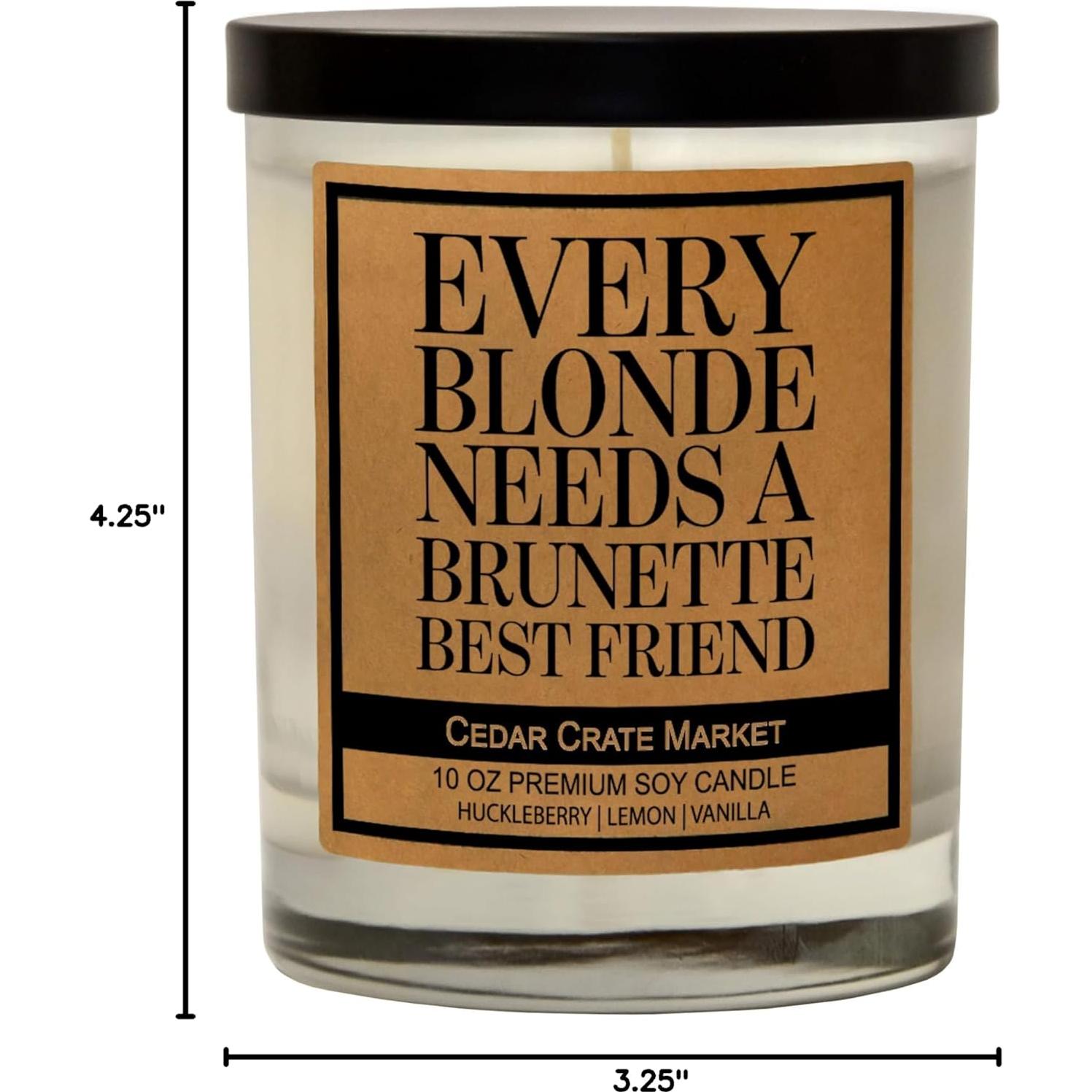 Vela de Amistad Cedar Crate Market 100% Cera de Soja 50-60h