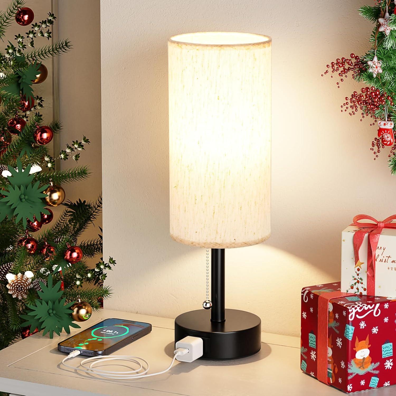 Lámpara de Mesa Fenmzee con 3 Temperaturas y Enchufe AC