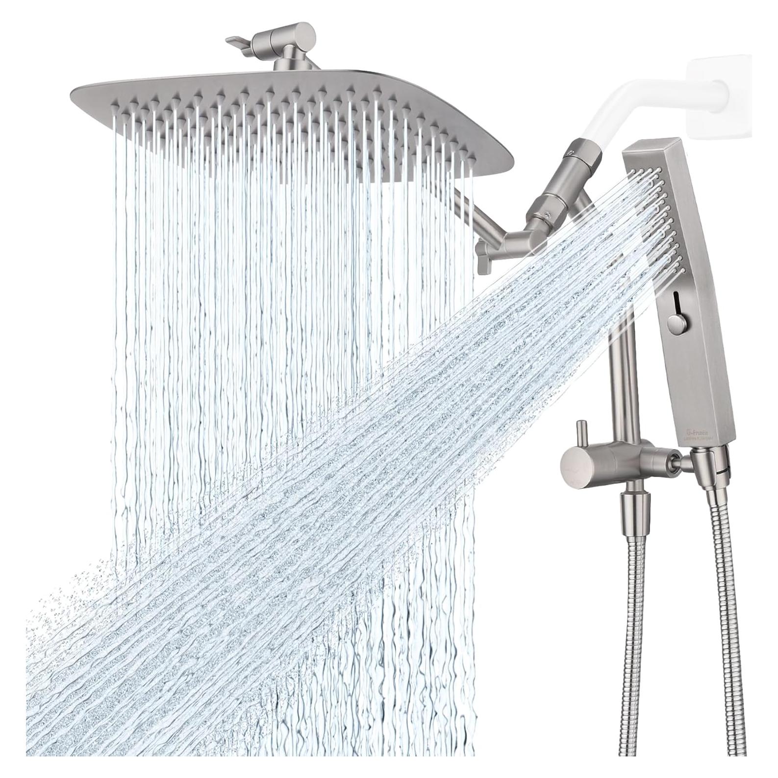 Cabezal de Ducha G-Promise 10" Metal Niquelado con Masaje