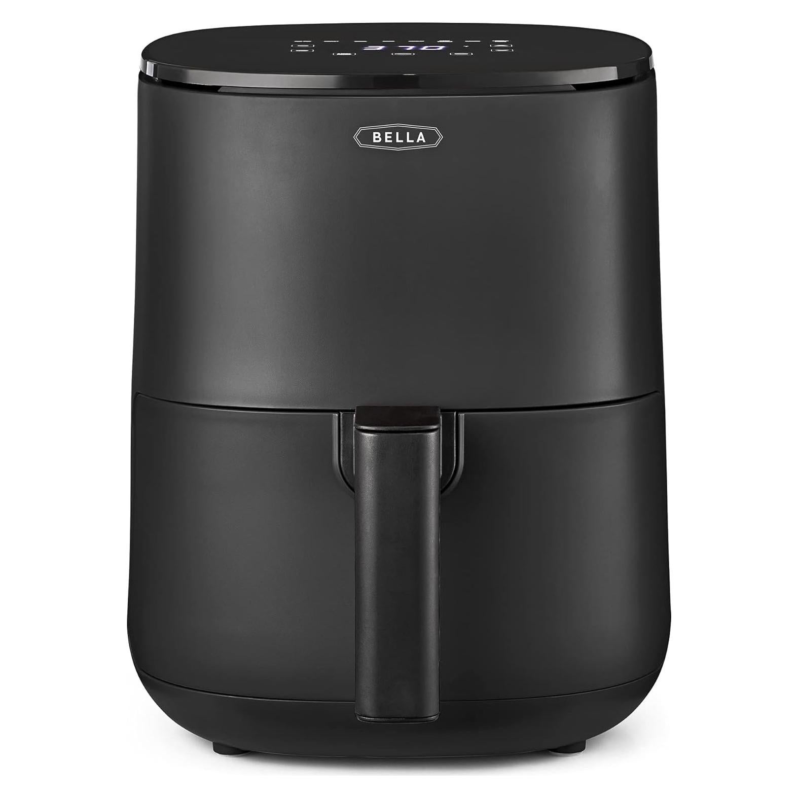Freidora de Aire Digital BELLA 2.9QT 5 en 1 Táctil 1400W Negro